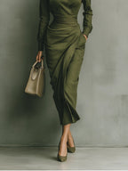 Narelle  - Vestido Elegante Envolvente