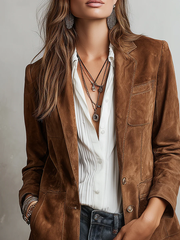 Marcella | Vintage Brown Blazer