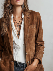 Marcella | Vintage Brown Blazer