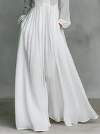 Alma Robe Maxi Intemporelle à Col Élégant