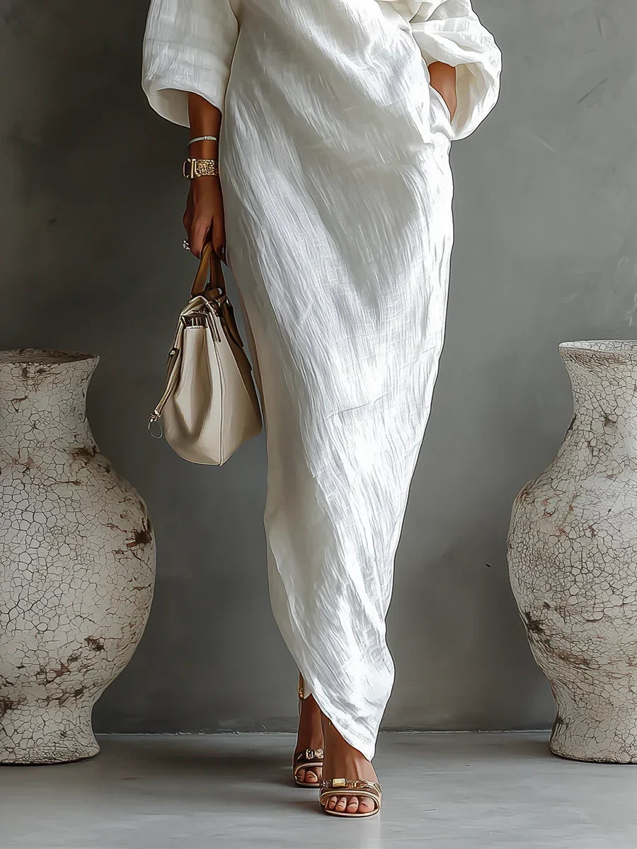 Alondra Robe Élégante au Design Asymétrique