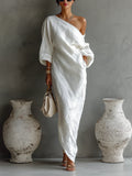 Alondra Robe Élégante au Design Asymétrique