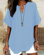 Mercedes | Blusa Casual de Cuello en V