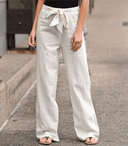 Joleen - Pantalones Relaxed para Mujer con Cuerda y Cintura Elástica