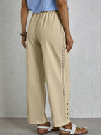 Shania - Pantalones Relaxed con Botones