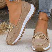 Daniela | Women's Platform Loafers with Buckle