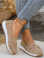 Daniela | Women's Platform Loafers with Buckle