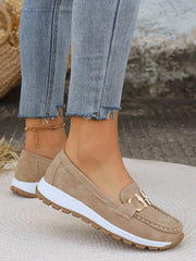 Daniela | Women's Platform Loafers with Buckle