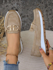Daniela | Women's Platform Loafers with Buckle