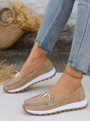 Daniela | Women's Platform Loafers with Buckle
