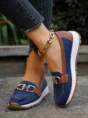 Daniela | Women's Platform Loafers with Buckle