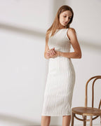 Rocio | Vestido Cami Texturizado Efecto Onda