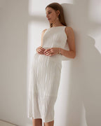 Rocio | Vestido Cami Texturizado Efecto Onda
