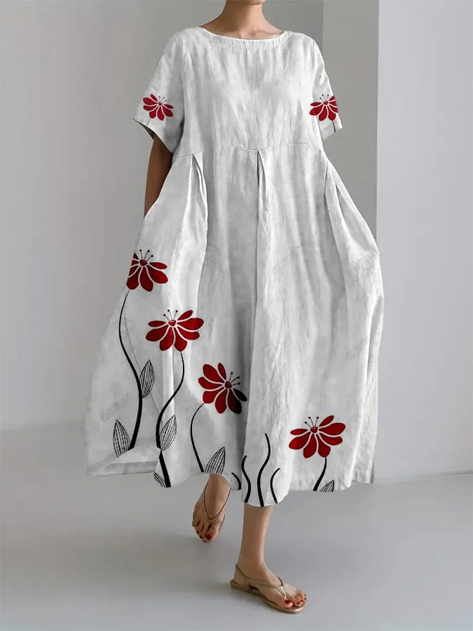 Robe d'été fleurie Sabi