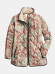 DELACROIX | Pauline Terracotta Damask Quilted Jacket