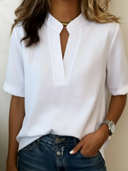 Paula | Camisa de manga corta holgada