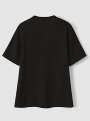 Blouse élégante à col en V et boutons en bois