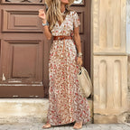 Vestido Maxi Bohemio Elegante de Viscosa Ligera