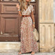 Robe longue bohème chic en viscose légère