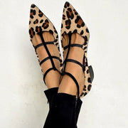 Franca | Women's Heels with Leopard-Print Strap