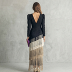 Salvia | Vestido con flecos