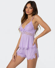 Valentina | Ensemble de lingerie Midnight en dentelle