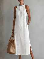 Jimena | Midi Dress con Cuello Alto