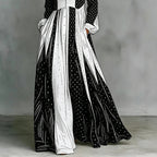 Serafina Robe Maxi Bicolore à Pois
