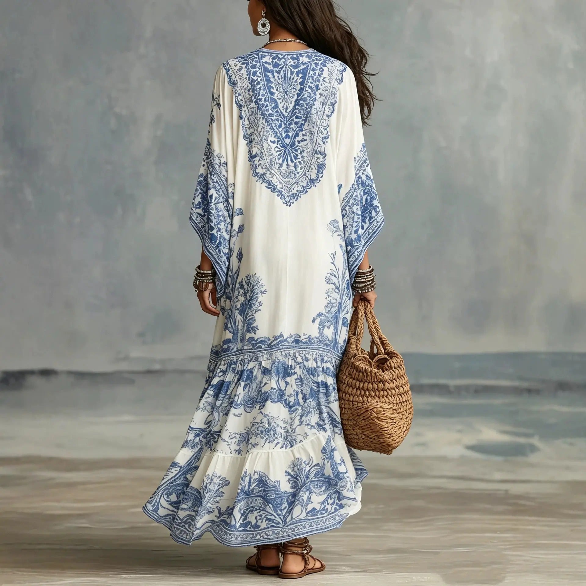 Alba Robe Bohème Maxi Ethnique