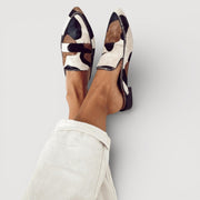 Maria | Women's Cow-Print Loafers