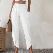 Essari - Pantalon à Ourlet Effiloché