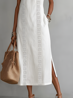 Jimena | Midi Dress con Cuello Alto