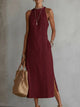 Jimena | Robe Midi Col Montant