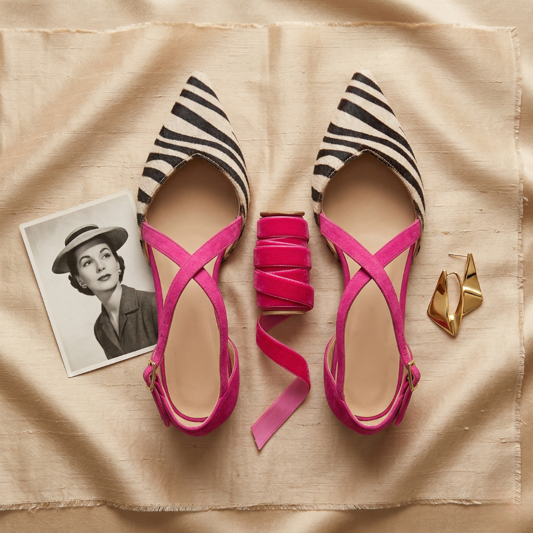 Ornella | Women's Strappy Ballet Pumps