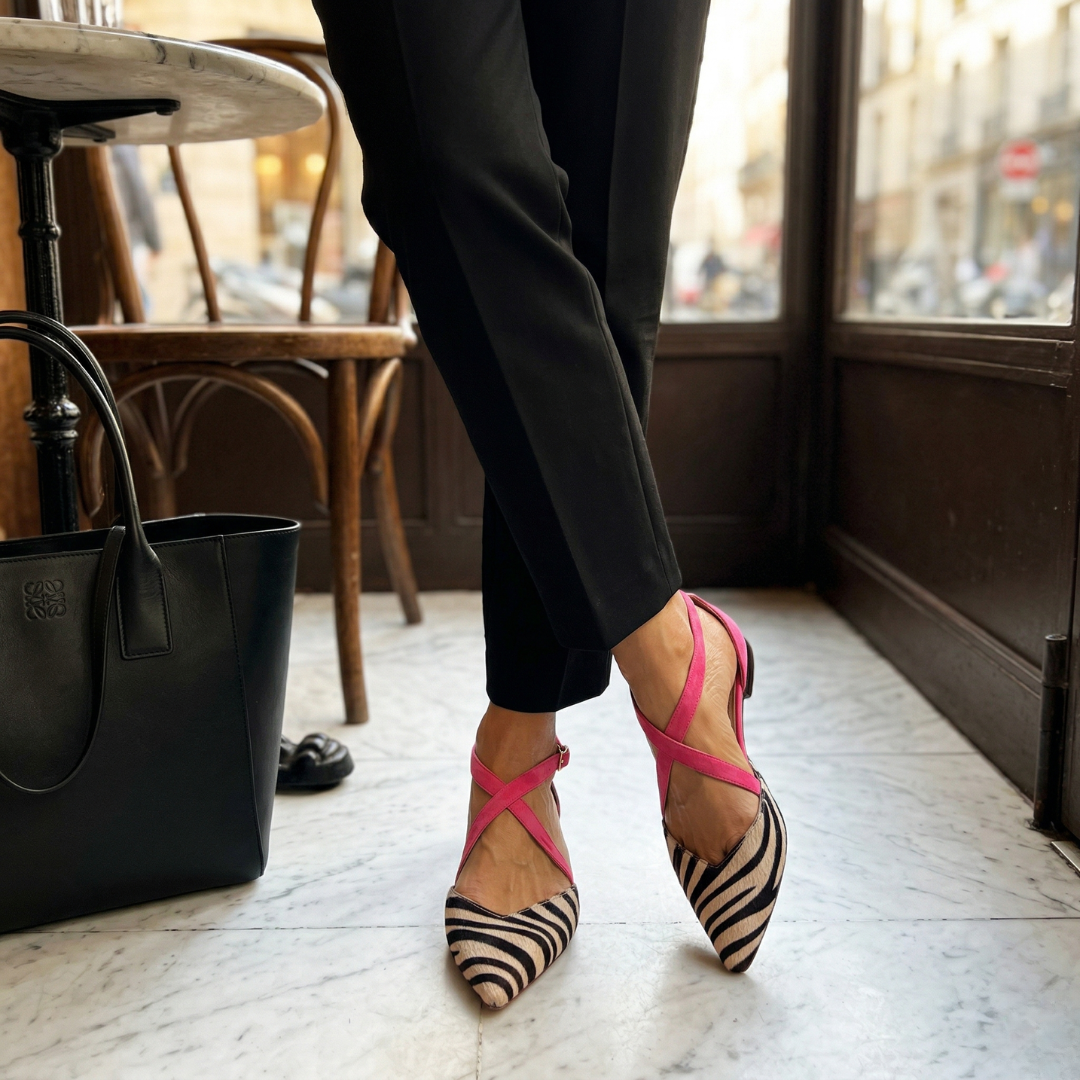 Ornella | Women's Strappy Ballet Pumps