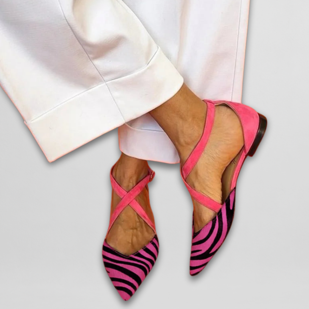 Ornella | Women's Strappy Ballet Pumps