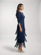 Vestido Flecos