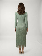 Robe à franges