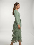 Vestido Flecos