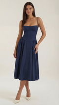 Elise | Vestido Midi con Corset