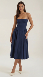 Elise | Vestido Midi con Corset