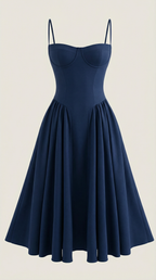Elise | Vestido Midi con Corset