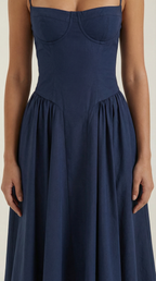 Elise | Vestido Midi con Corset