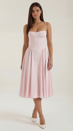 Elise | Vestido Midi con Corset