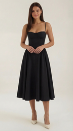 Elise | Vestido Midi con Corset