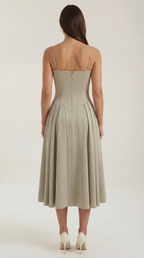 Elise | Vestido Midi con Corset