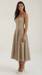 Elise | Vestido Midi con Corset