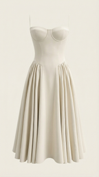 Elise | Vestido Midi con Corset