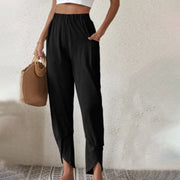 Essari - Pantalon à Ourlet Effiloché